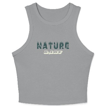 Discover Nature Baby – Forest Adventure Typography Crop Tank Top