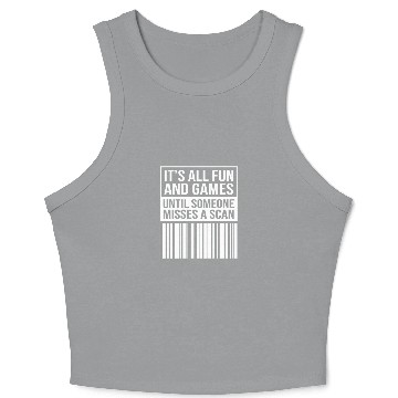 Discover Postal Worker Mail Carrier Post Office Crop Tank Top