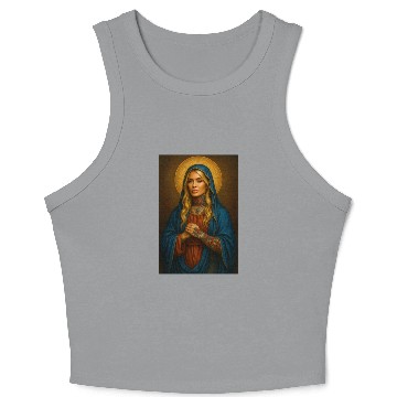 Discover Mother Mary Crop Tank Top