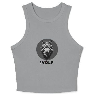 Discover wolf Crop Tank Top