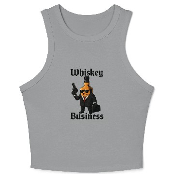 Discover Whiskey Business Crop Tank Top