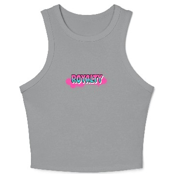 Discover Royalty Graffiti Style Crop Tank Top