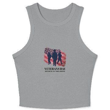 Discover Memorial Day Patriotic Crop Tank Top