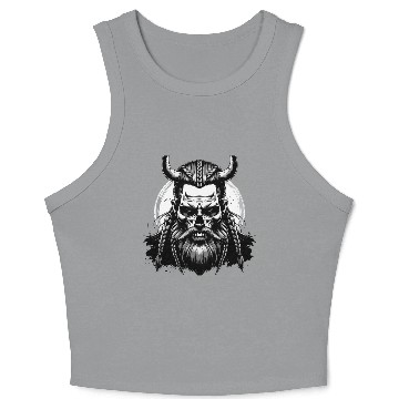 Discover Viking Warrior Man Odin Thor Norman Walhalla Crop Tank Top