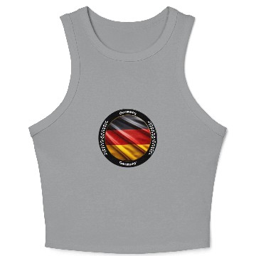Discover Germany Crop Tank Top
