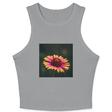 Discover American Wildflower - Elegant Nature Crop Tank Top