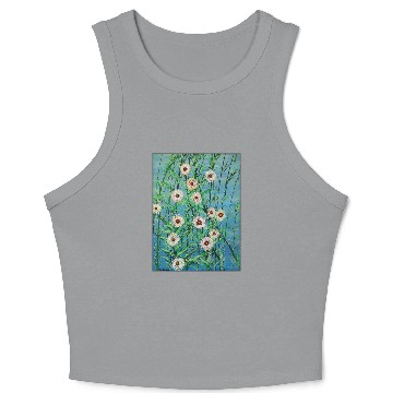 Discover Wild flowers two Crop Tank Top