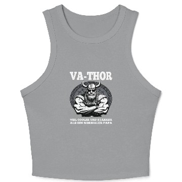 Discover Viking Warrior Man Odin Thor Norman Walhalla Crop Tank Top
