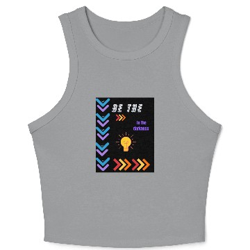 Discover BE THE light in the Crop Tank Top