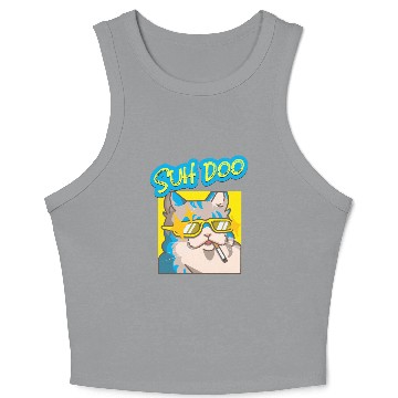 Discover Suh Doo Modern Funny Style Crop Tank Top