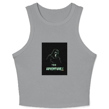 Discover The Adventure Ghostface Crop Tank Top