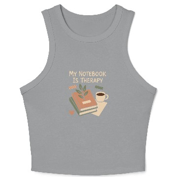 Discover Journaling Aesthetic Creative Planner Life Writing Crop Tank Top