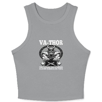Discover Viking Warrior Man Odin Thor Norman Walhalla Crop Tank Top