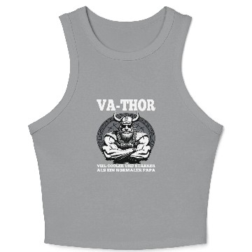 Discover Viking Warrior Man Odin Thor Norman Walhalla Crop Tank Top