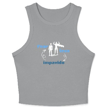 Discover Fearless-Be Brave Crop Tank Top