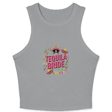 Discover Tequila Bride Tribe - Bachelorette party Crop Tank Top