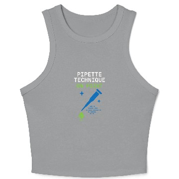 Discover Clinical Lab Tech Diagnostic Science Data Nerd Crop Tank Top