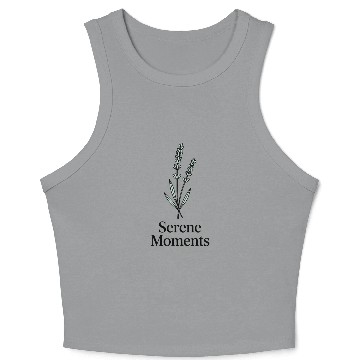 Discover Serene Moments Lavender Calm Crop Tank Top