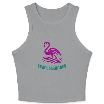 Discover Team Flamingo Crop Tank Top
