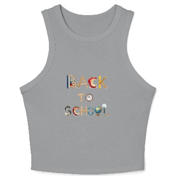 Discover Back to School Crop Tank Top