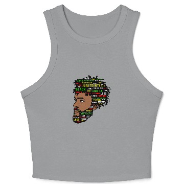 Discover Juneteenth Black History Crop Tank Top