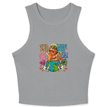 Discover cupid famous on the world 01 Crop Tank Top