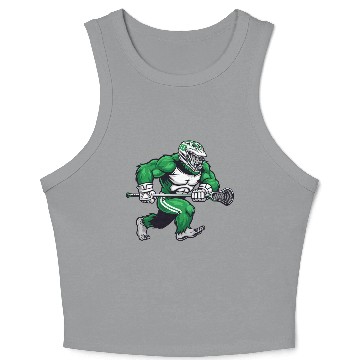 Discover Green Bigfoot Lacrosse Crop Tank Top