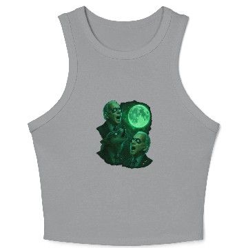 Discover Dark Brandons Howling at the Moon Crop Tank Top