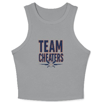 Discover Houston Asterisks Baseball Team Cheaters Crop Tank Top