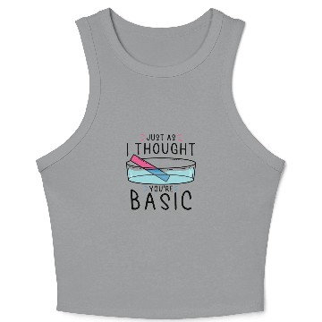 Discover Science Joke Litmus Test Humor Crop Tank Top