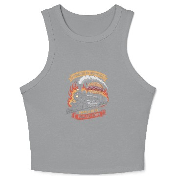 Discover Powered by Workers Propelled by Pulled Pork Labor Crop Tank Top