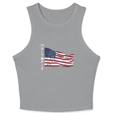 Discover OLYMPIC National Park WASHINGTON STATE Olympic Crop Tank Top