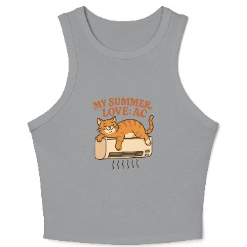 Discover My Summer Love AC Crop Tank Top