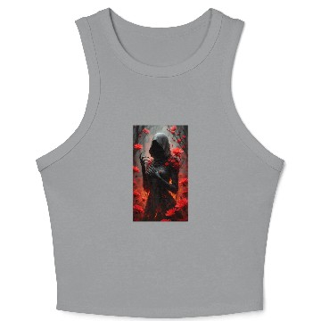 Discover Veiled Blossom Crop Tank Top