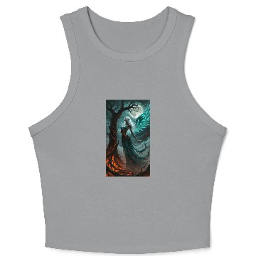 Discover Moonlight Winged Elf Crop Tank Top