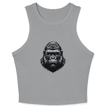 Discover Primal Gaze Gorilla Crop Tank Top