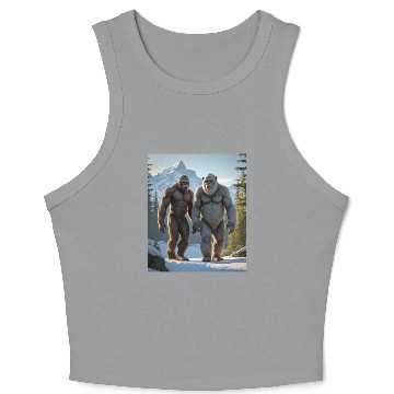 Discover BIGFOOT AND YETI 4 Crop Tank Top