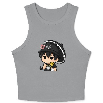 Discover Chibi Joneda Angry Crop Tank Top