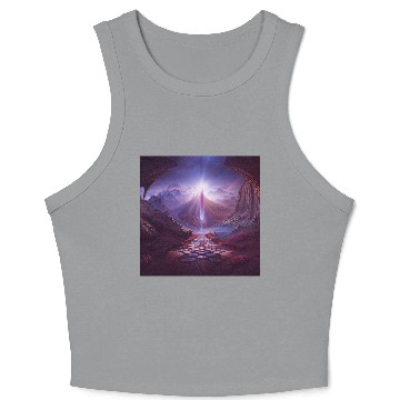 Discover Path to the Crystal of Life Crop Tank Top