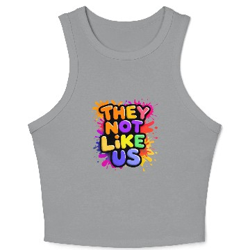 Discover They Not Like Us Crop Tank Top