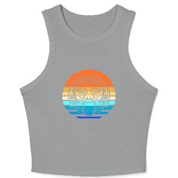 Discover Mayan And Aztec Symbols Indigenous Tribe Crop Tank Top