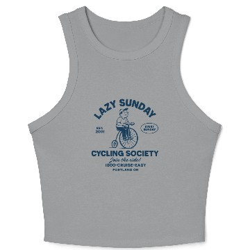Discover Lazy Sunday Crop Tank Top