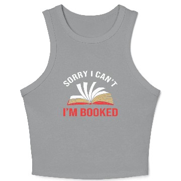 Discover Reading Teacher Bookworm Librarian Crop Tank Top
