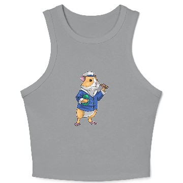 Discover Hamster Easter Sailor Crop Tank Top