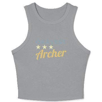Discover Average Archer Crop Tank Top