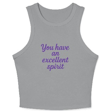 Discover Inspirational Motivational Quote Design Crop Tank Top