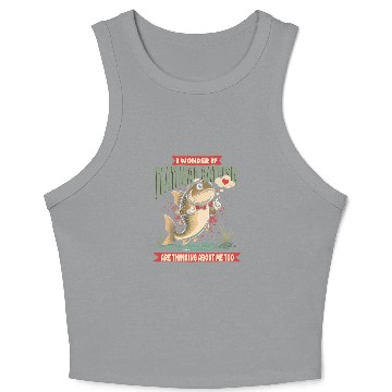 Discover Flathead Catfish Crop Tank Top