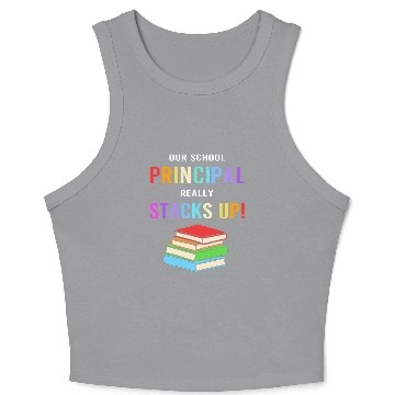 Discover School Principal Teacher School Day Crop Tank Top