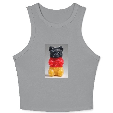 Discover German Flag Gummy Bear Crop Tank Top