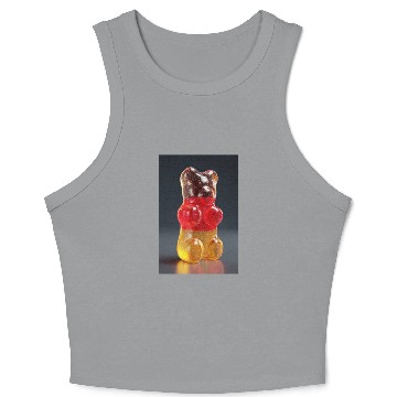 Discover Transparent German Gummy Bear Crop Tank Top